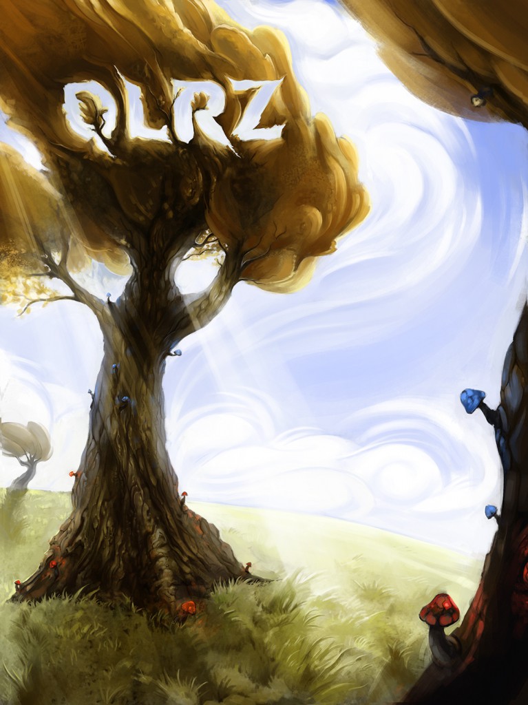 Title screen for QLRZ, WIP